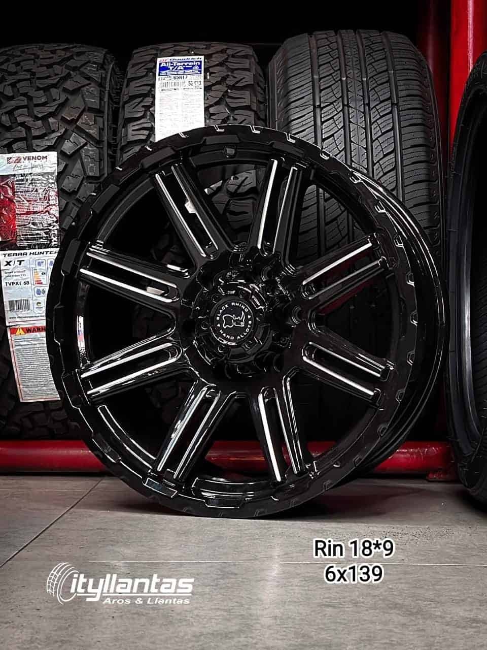 Aro BLACK RHINO R18 - 9" (6x139)