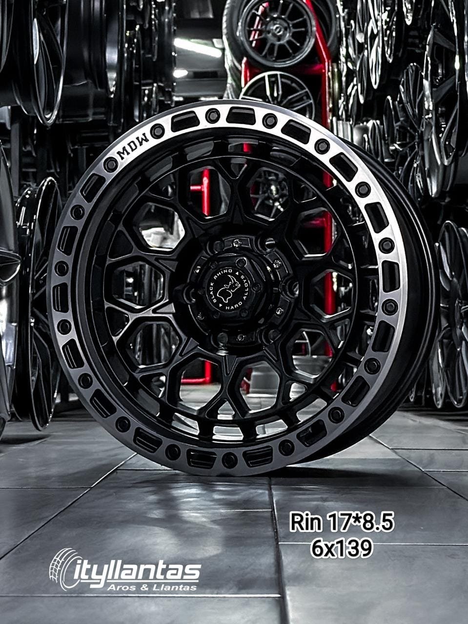 Aro BLACK RHINO R17 - 8.5" (6x139)